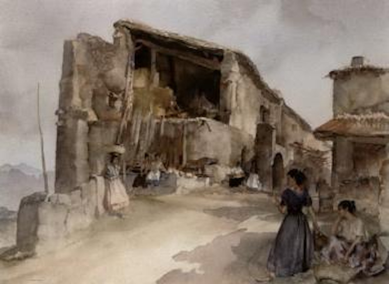 Strangers in Vaunaveys by William Russell Flint