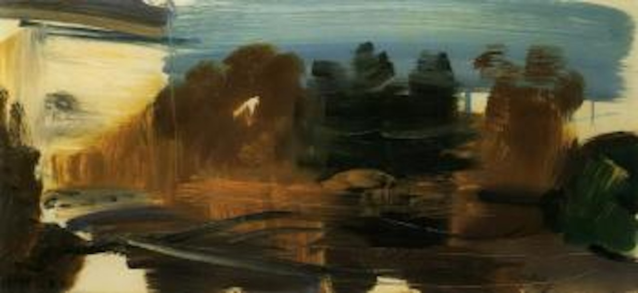 Evening haze by Ivon Hitchens