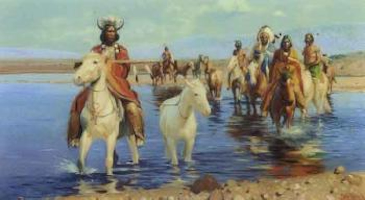 Ute raiders by Gerard Curtis Delano