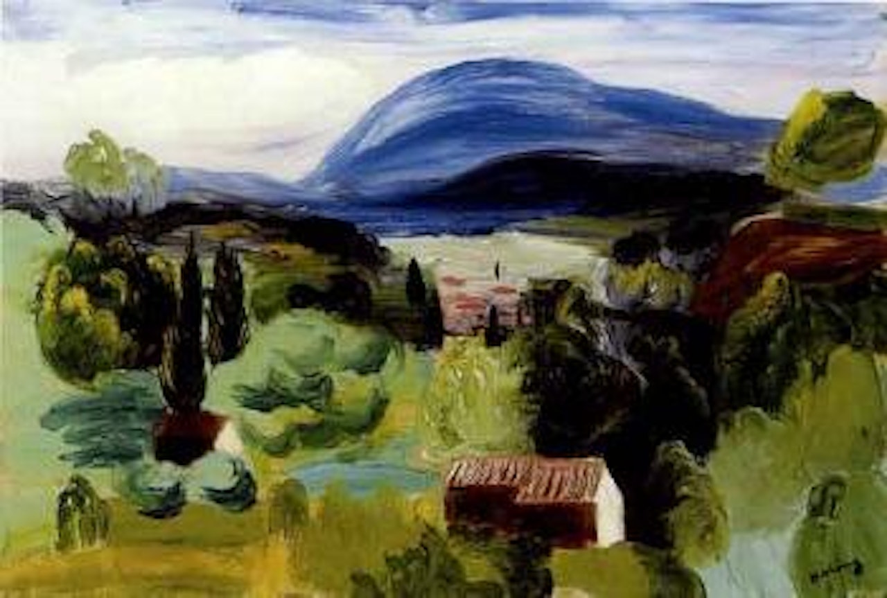 Paysage de Provence by Moïse Kisling