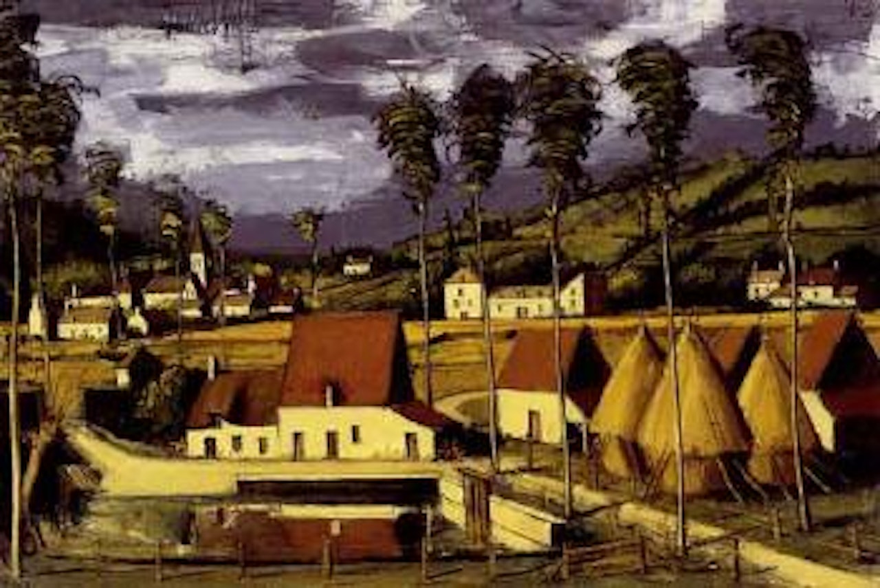 Environs de Rochepot, Bourgogne by Bernard Buffet