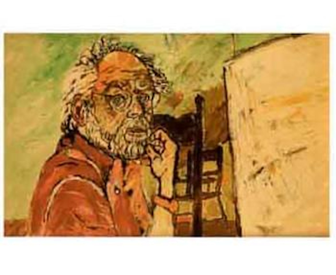 Self portrait by John Bratby