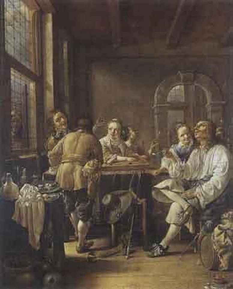 Scene de tabagie by Jacob Duck