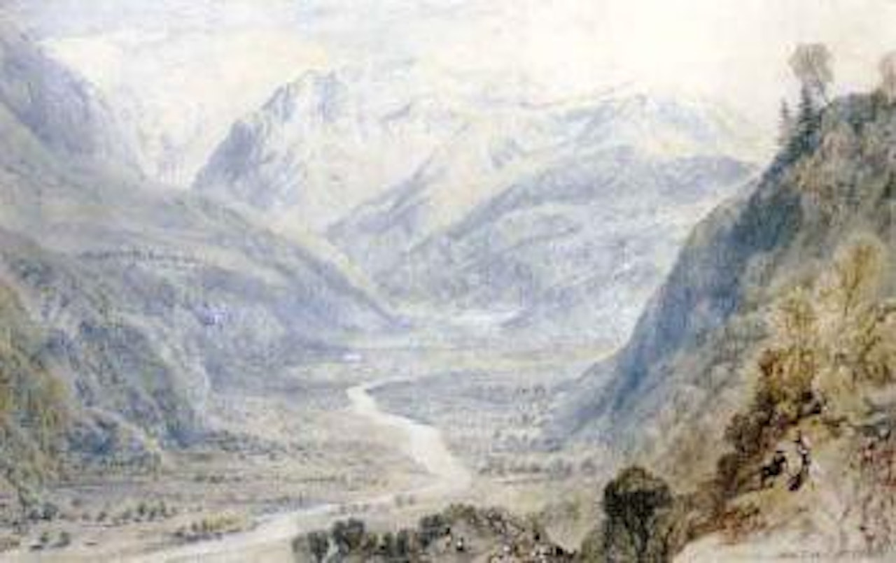 Valley of the Nar from the Cascade of Terni, Italy by Joseph Mallord William Turner