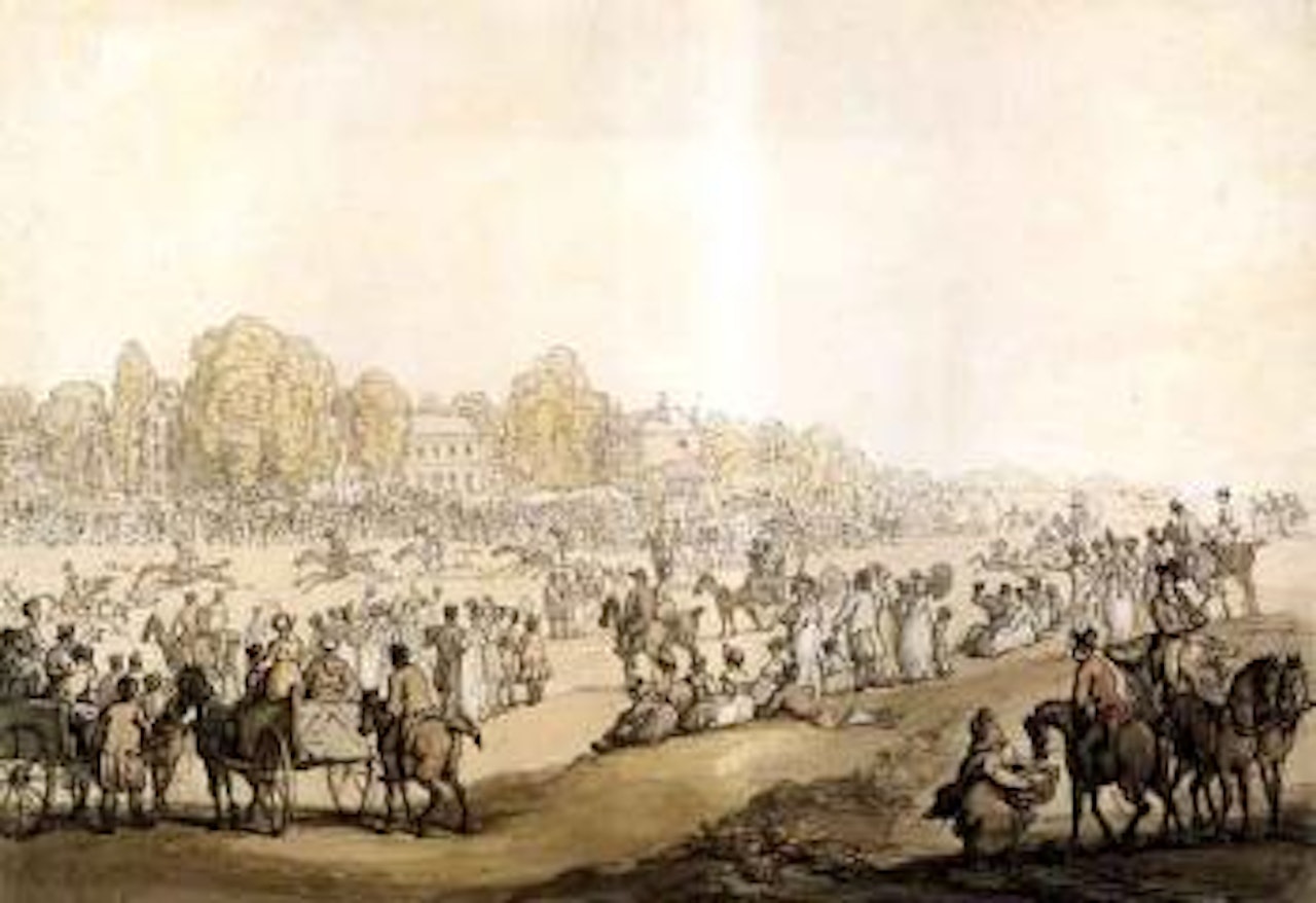 Race meeting by Thomas Rowlandson