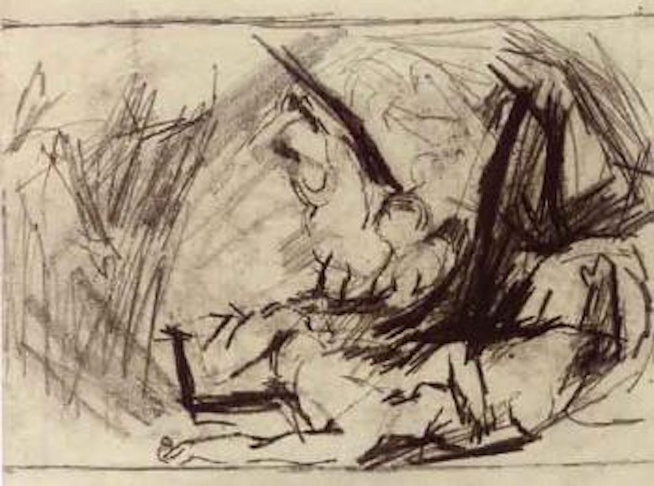 Figure studies by Frank Auerbach
