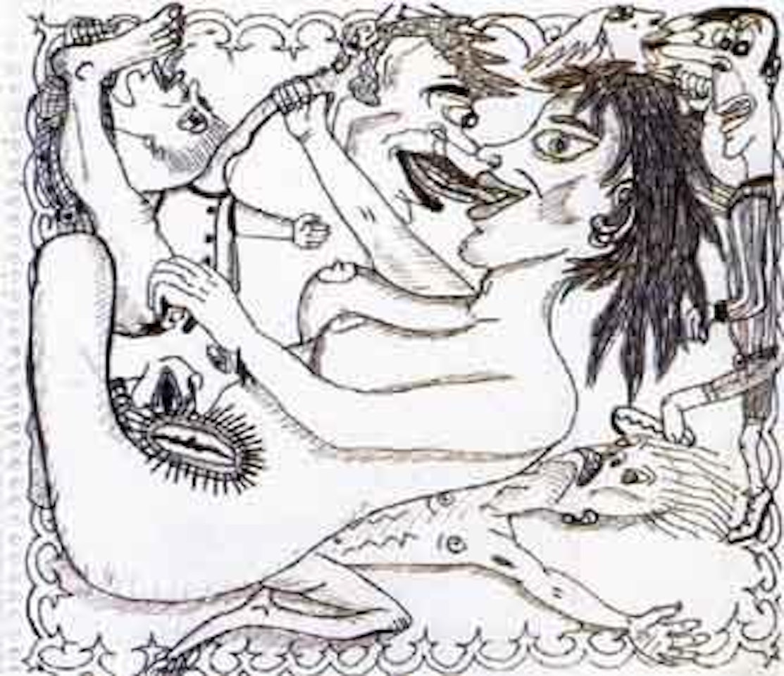 La femme suceuse de sexe by Robert Combas