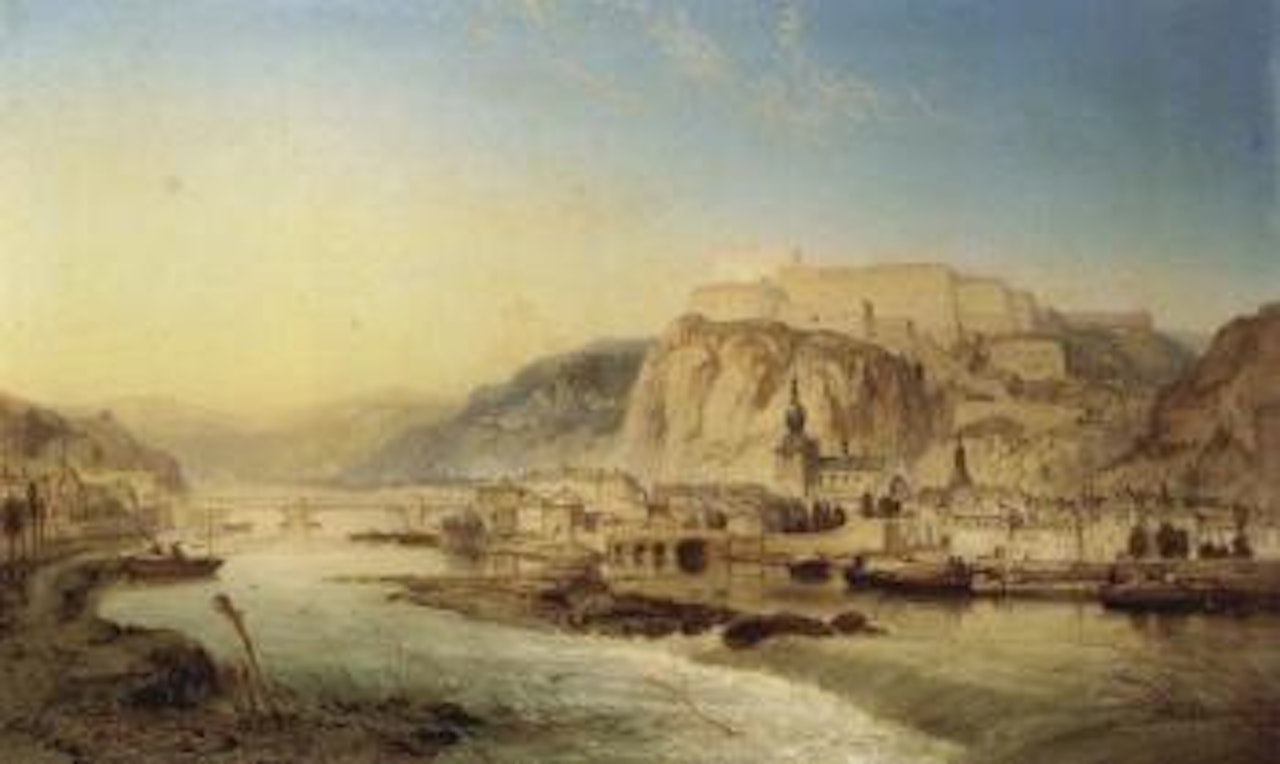 View of Dinant, Belgium by James Webb