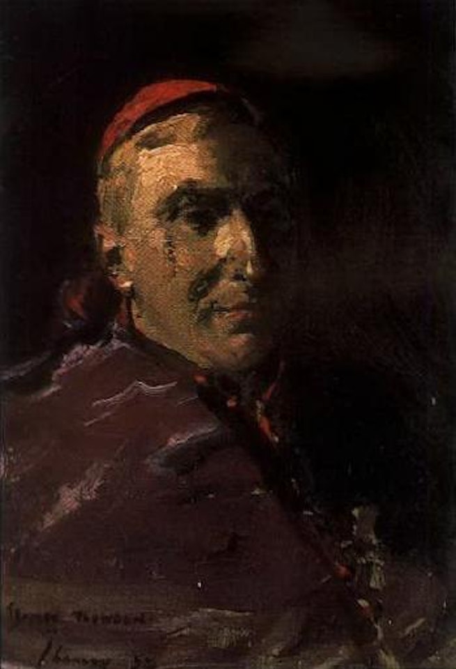 Study of a cardinal by John Lavery