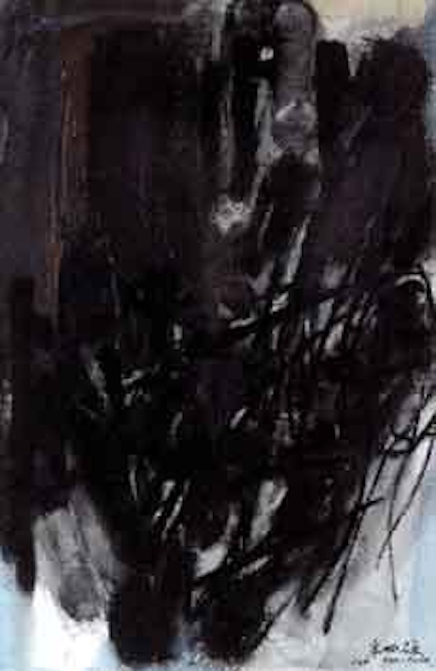 Composition abstraite by Chu Teh-Chun
