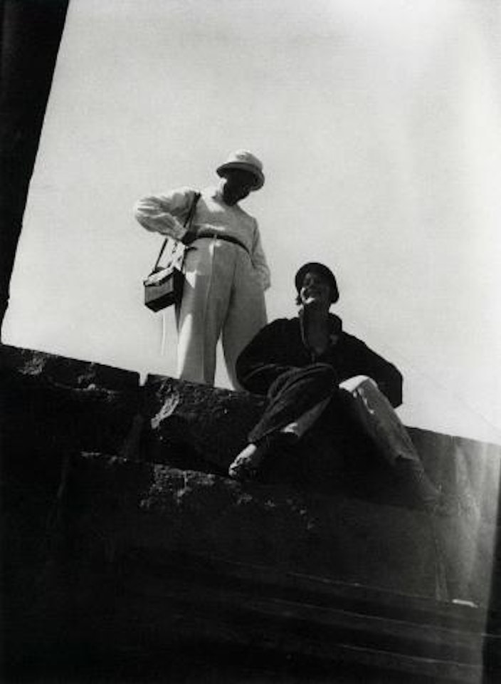 Self portrait with Ellen Frank by László Moholy-Nagy