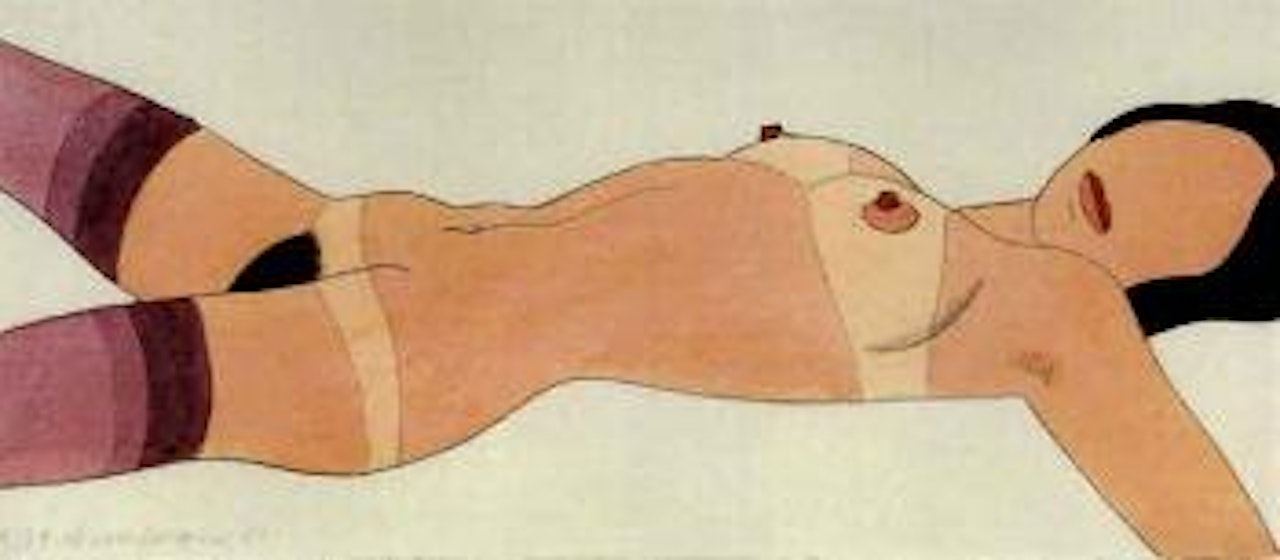 Open-ended nude by Tom Wesselmann