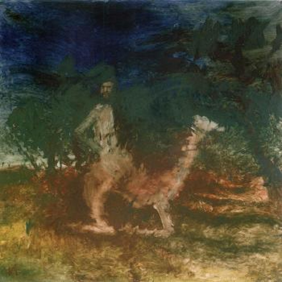 Explore and camel by Sidney Nolan