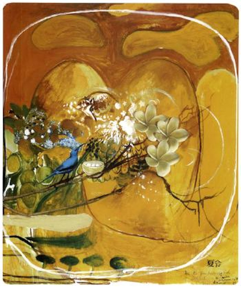 Little green humming bird by Brett Whiteley