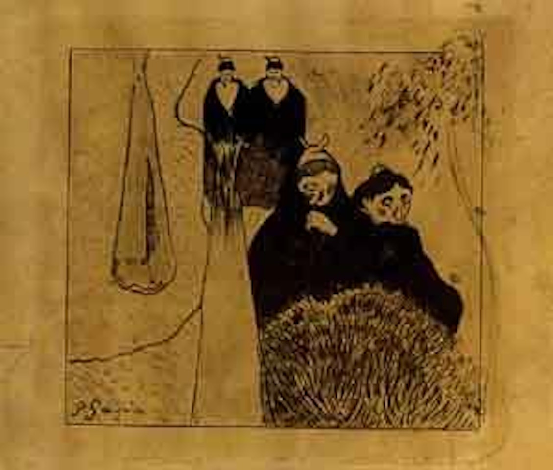 Les vieilles filles a Arles by After Paul Gauguin