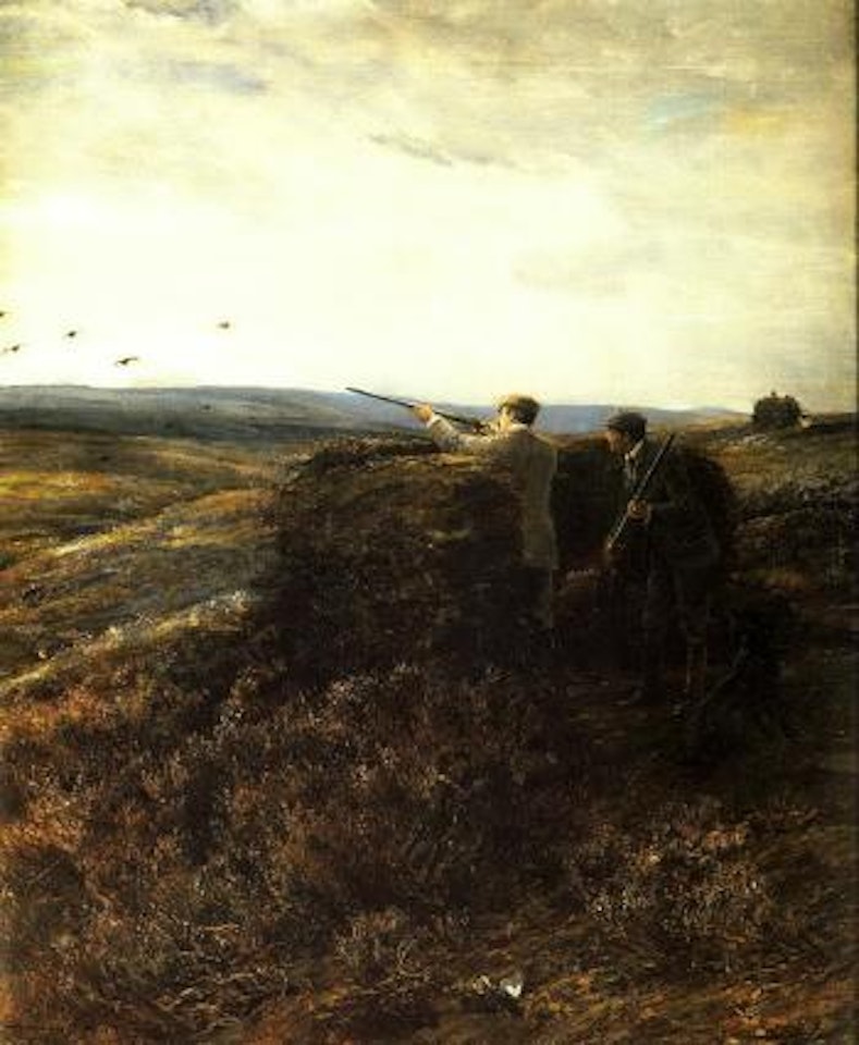 Grouse shoot by Heywood Hardy
