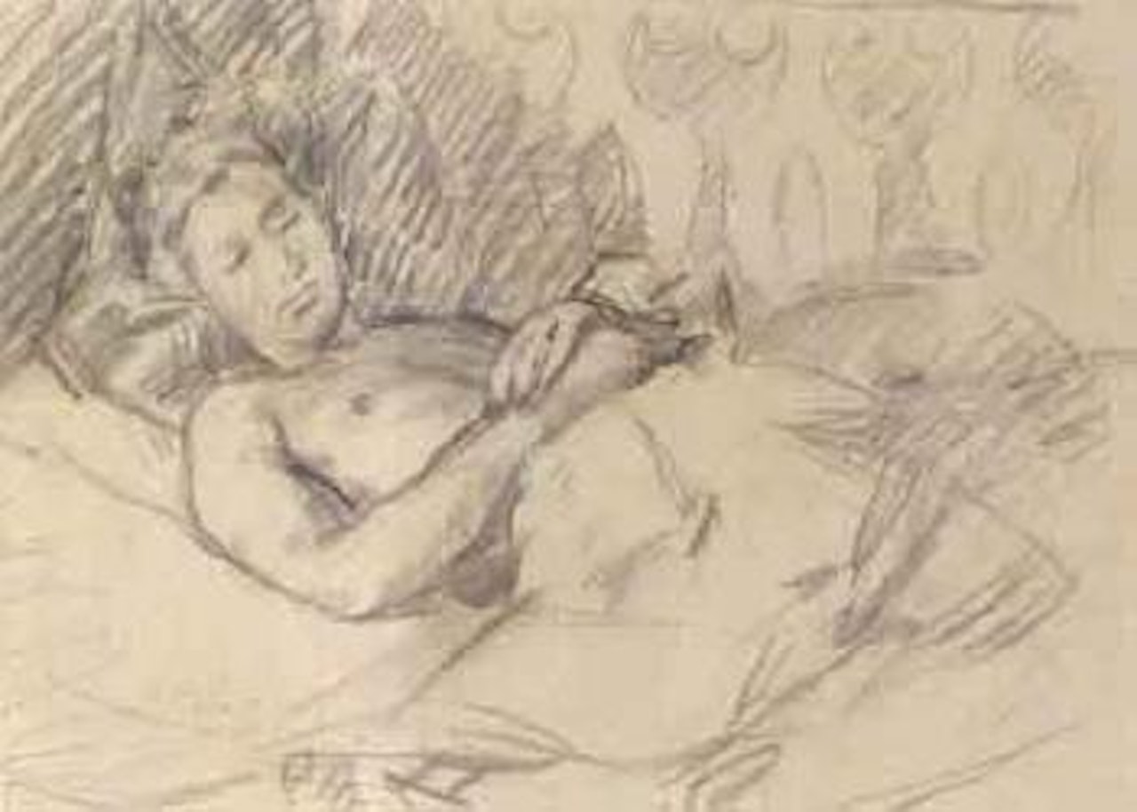Boy sleeping, Paul Roche by Duncan Grant