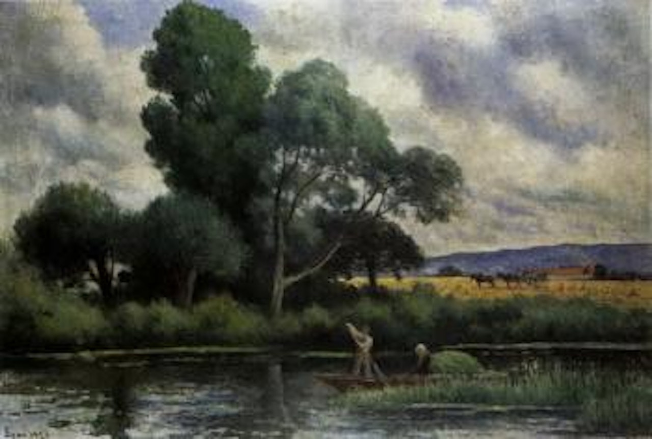 Promenade en barque by Maximilien Luce