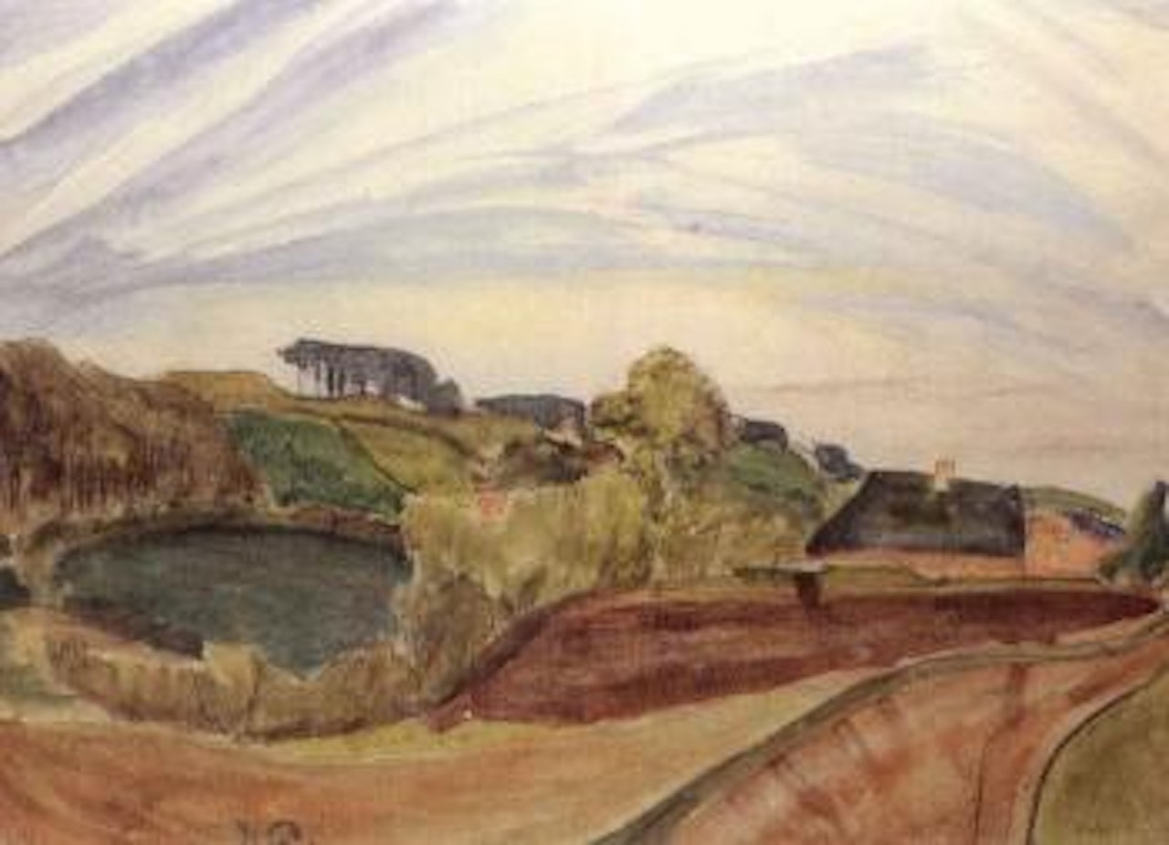 Nordische landschaft by Erich Heckel