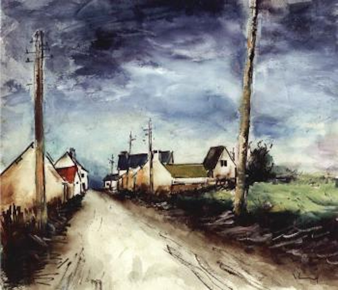 La route vers Dole by Maurice de Vlaminck