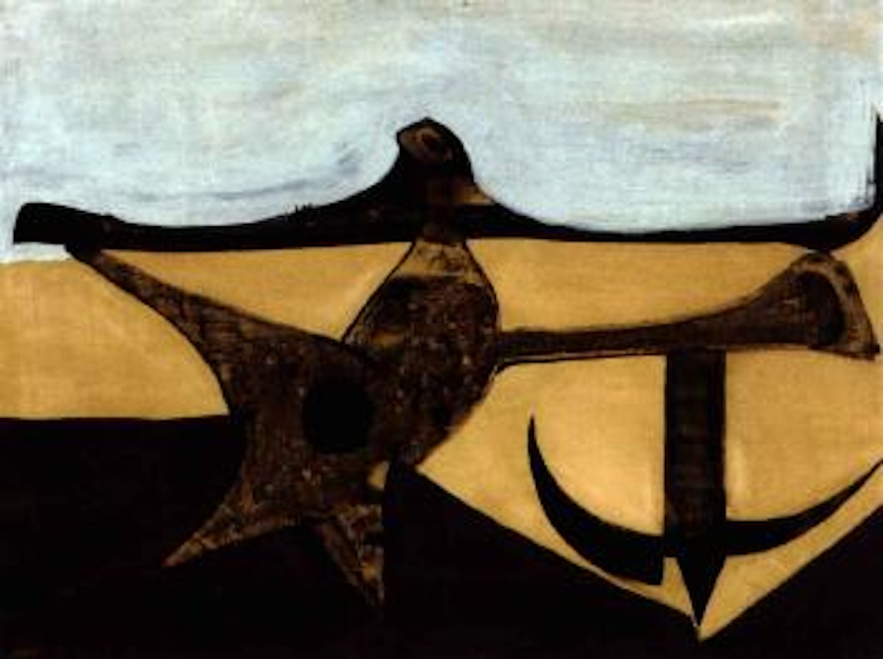 Composition abstraite by Oscar Dominguez