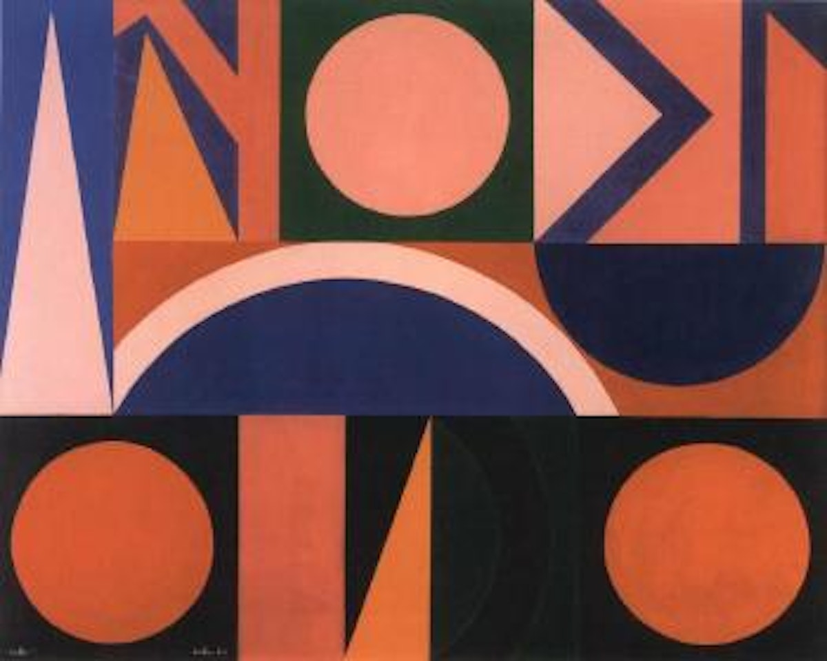 Aube - compostion by Auguste Herbin