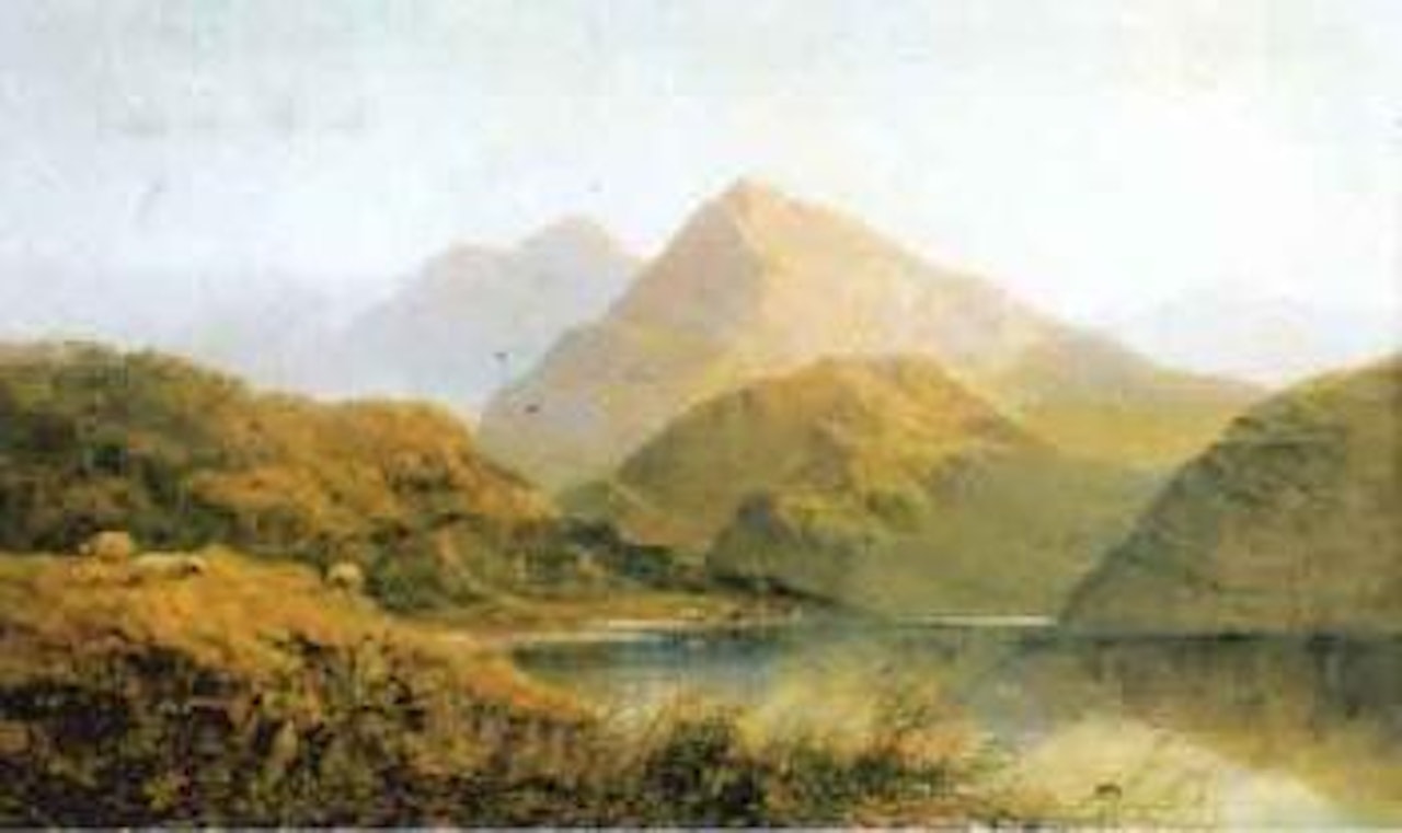 Sunset near Betws-y-Coed by Alfred de Breanski