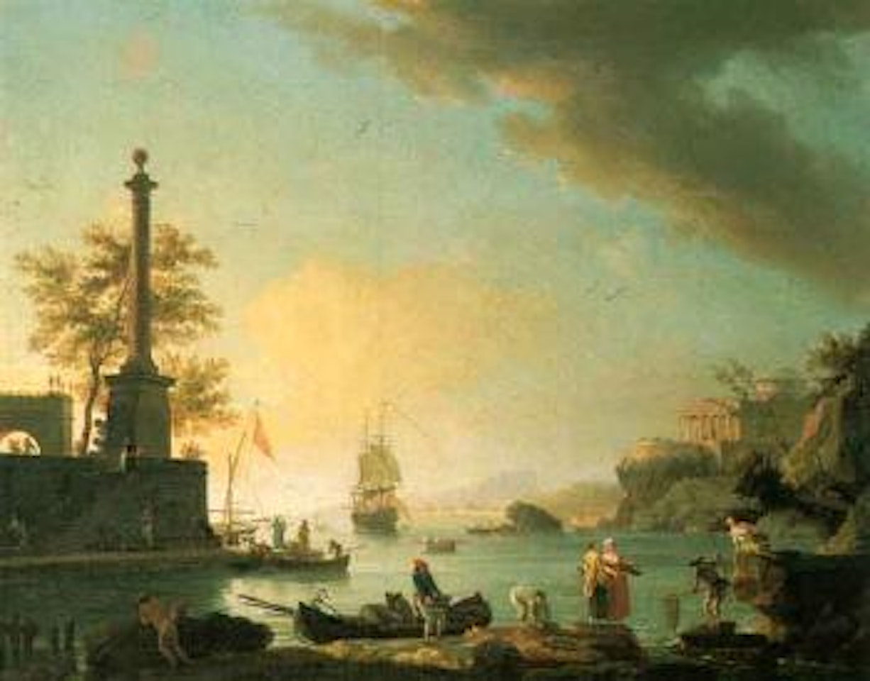 View of harbour by Claude Joseph Vernet