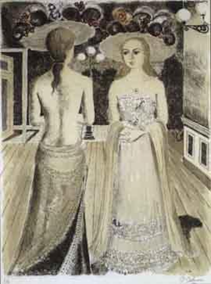 Les rivales by Paul Delvaux