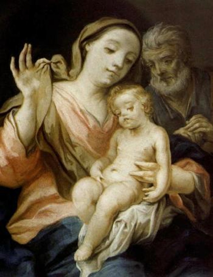 Holy Family by Giovan Gioseffo Dal Sole