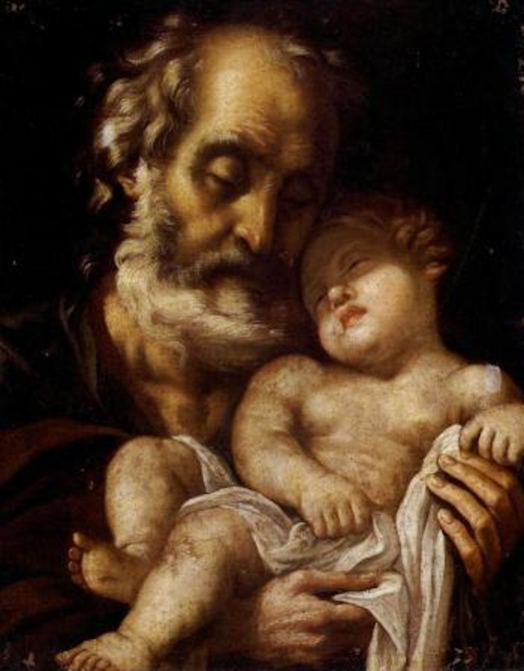 Saint Joseph and Infant Jesus by Pietro Novelli