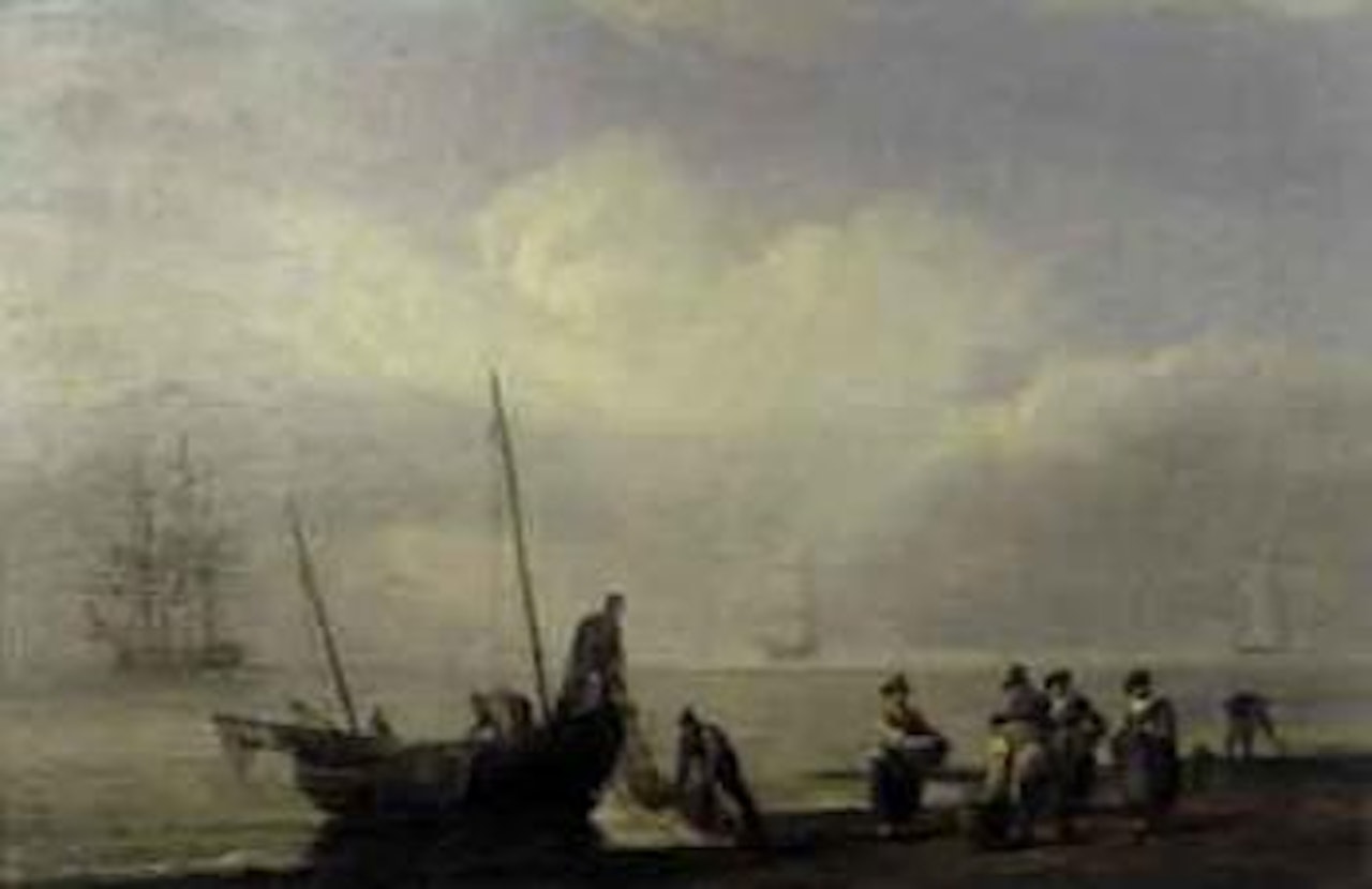 Unloading the nets by Thomas Luny