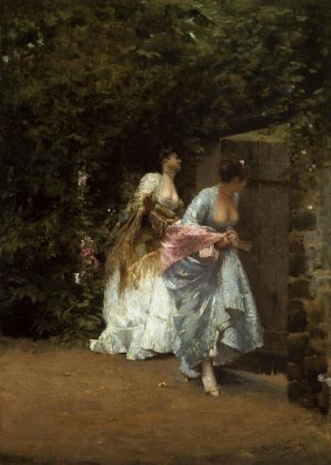 Il ritorno dal ballo - return from the ball by Giuseppe de Nittis