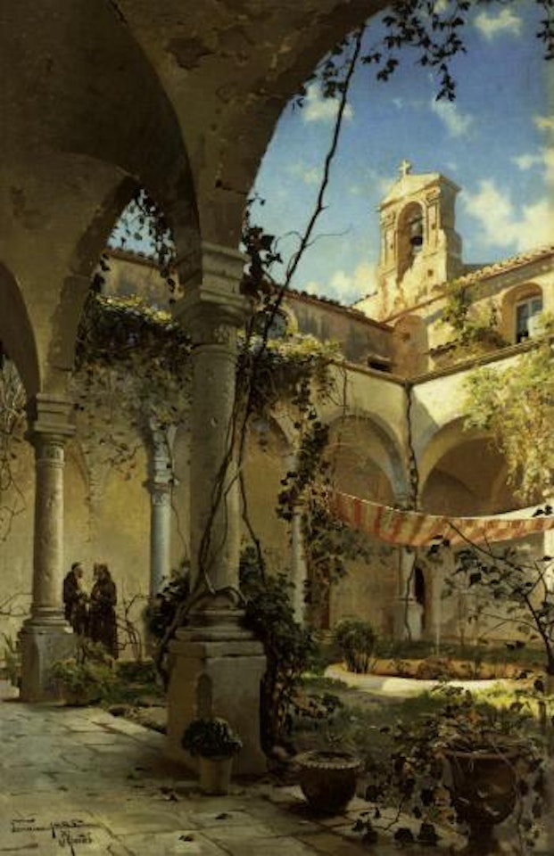 Cloister, Taormina by Peder Mork Monsted