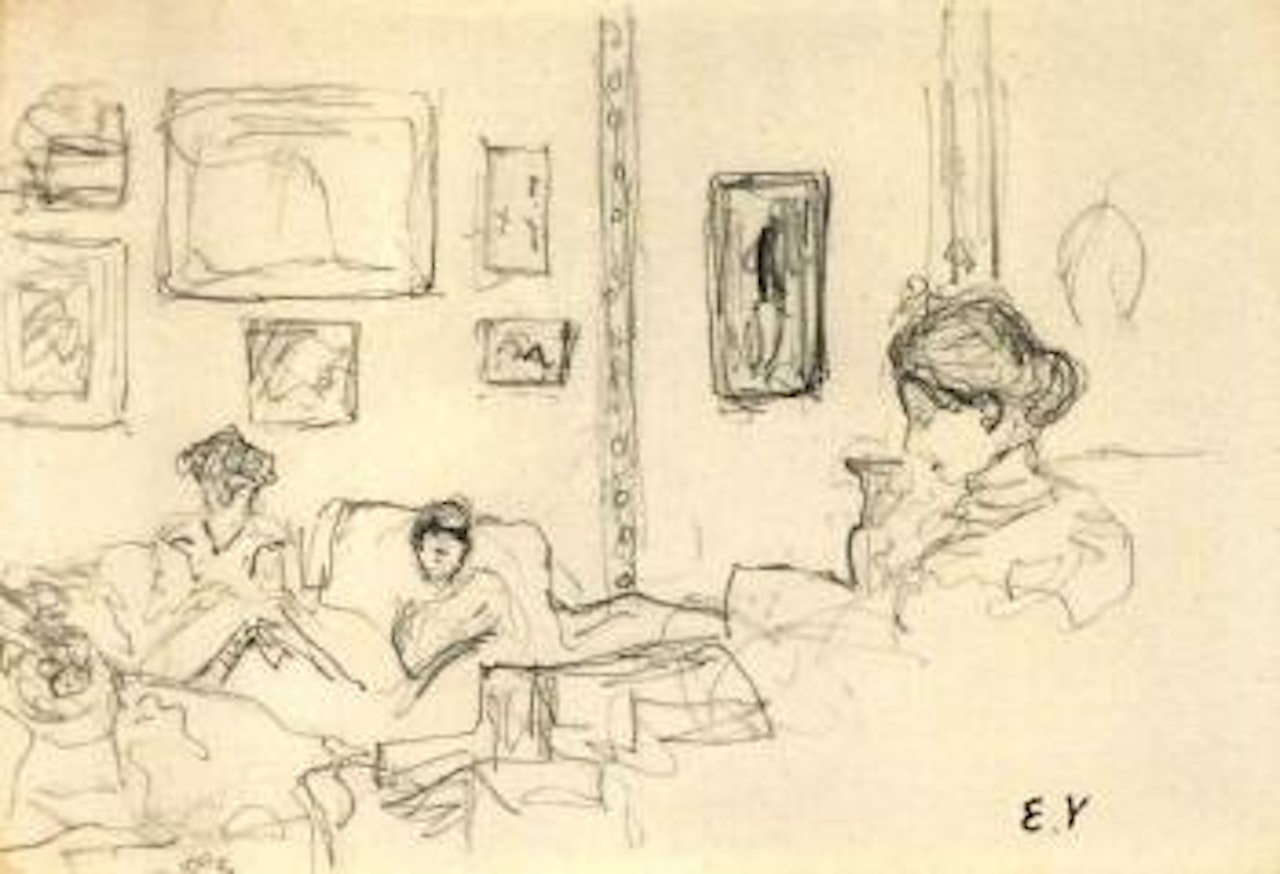 Le salon des Hessel by Édouard Vuillard