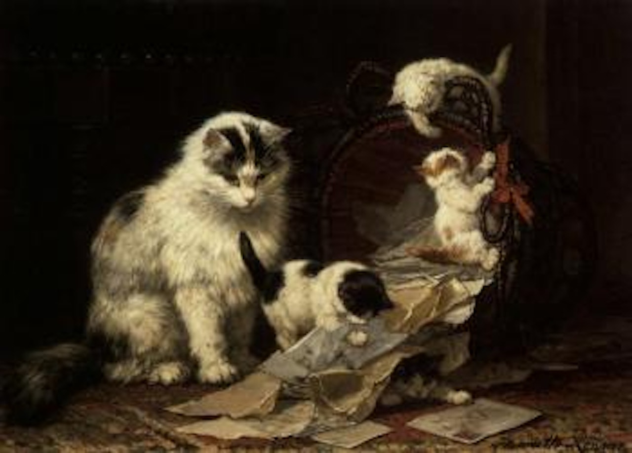 De snippermand - waste paer basket by Henriette Ronner-Knip