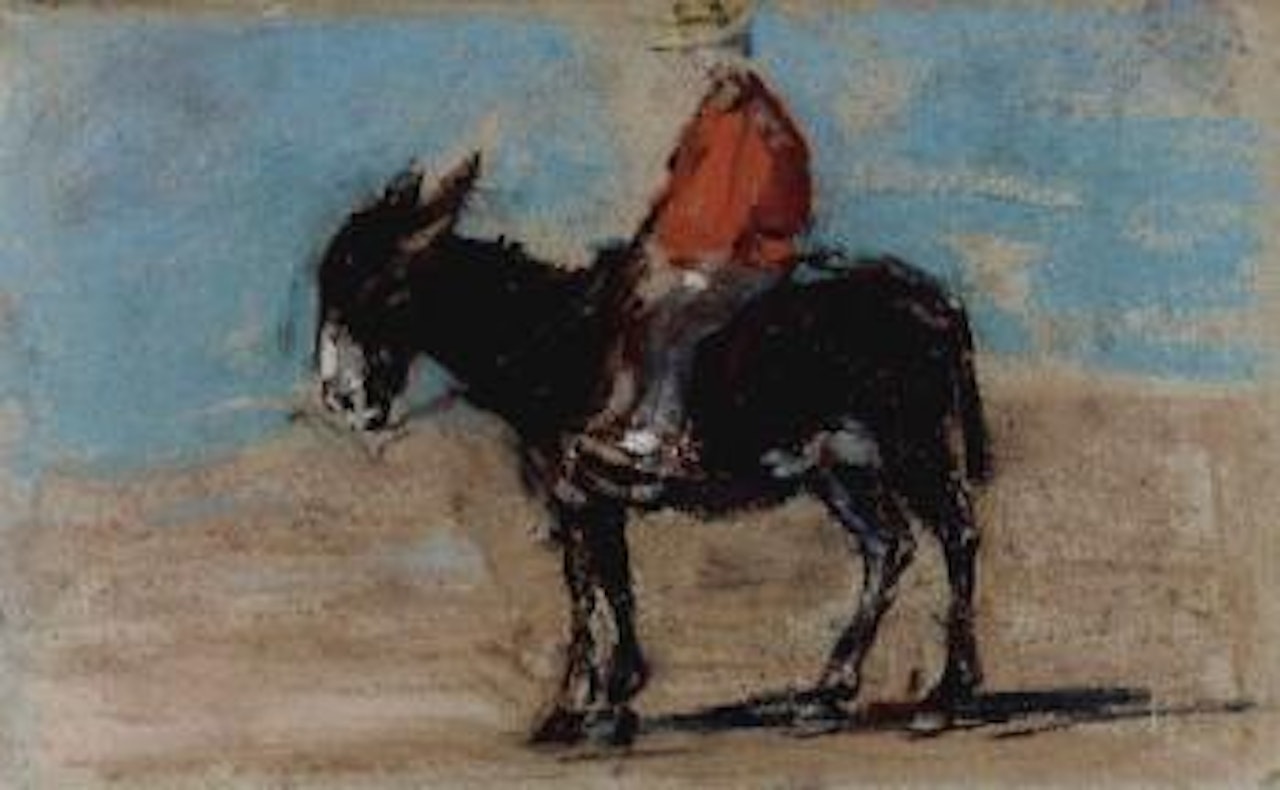 La promenade sur le plage by Eugène Boudin