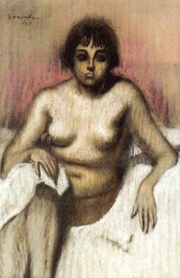Femme nue assise by Théophile Alexandre Steinlen