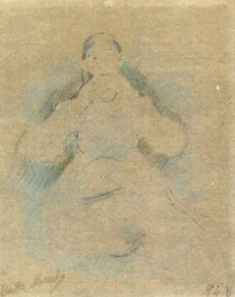 Etude pour la'joueues de flageolet by Berthe Morisot