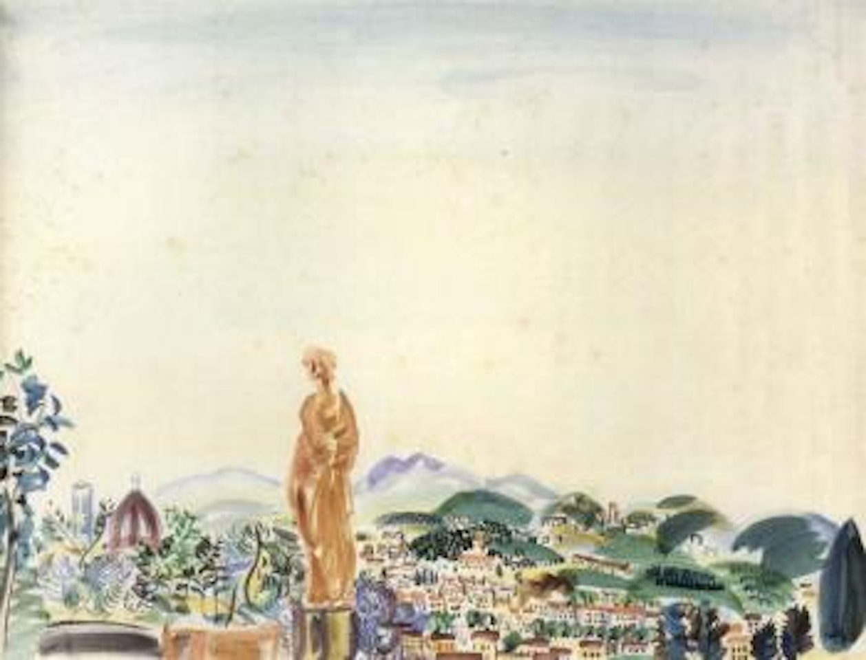 Vue de Florence depuis Fiesole by Raoul Dufy