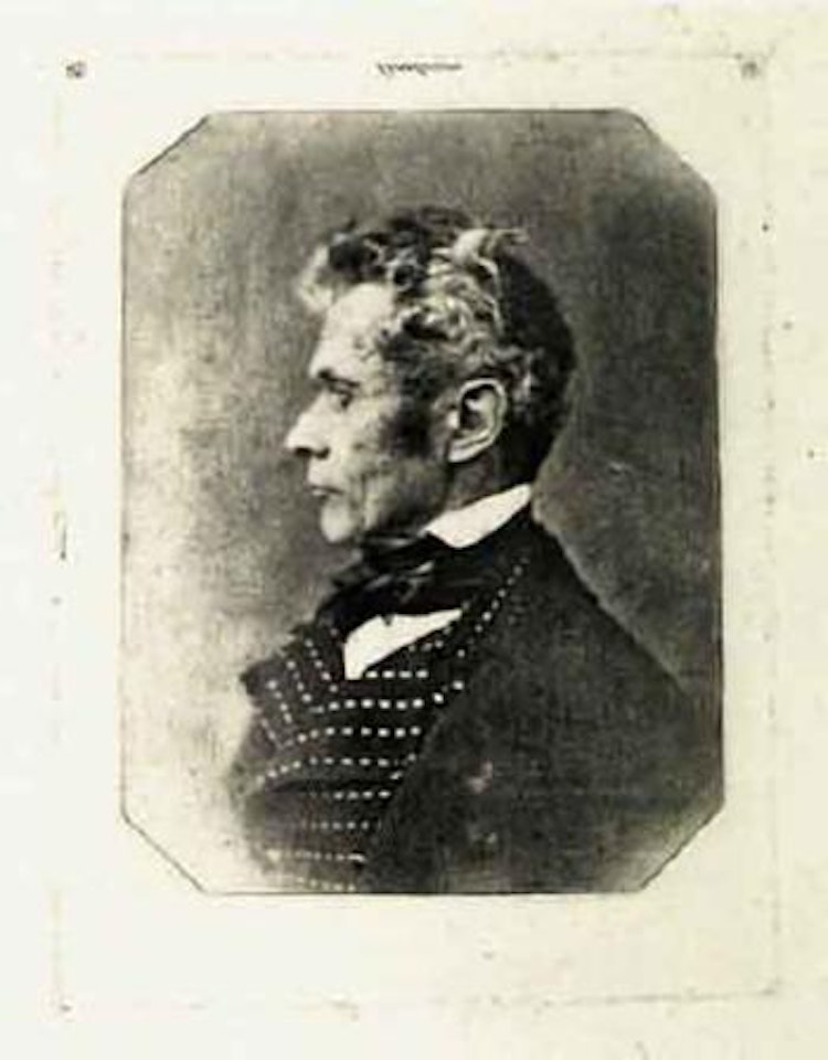 Portrait du graveur et imprimeur en taille-douce Hurliman by Hippolyte Fizeau