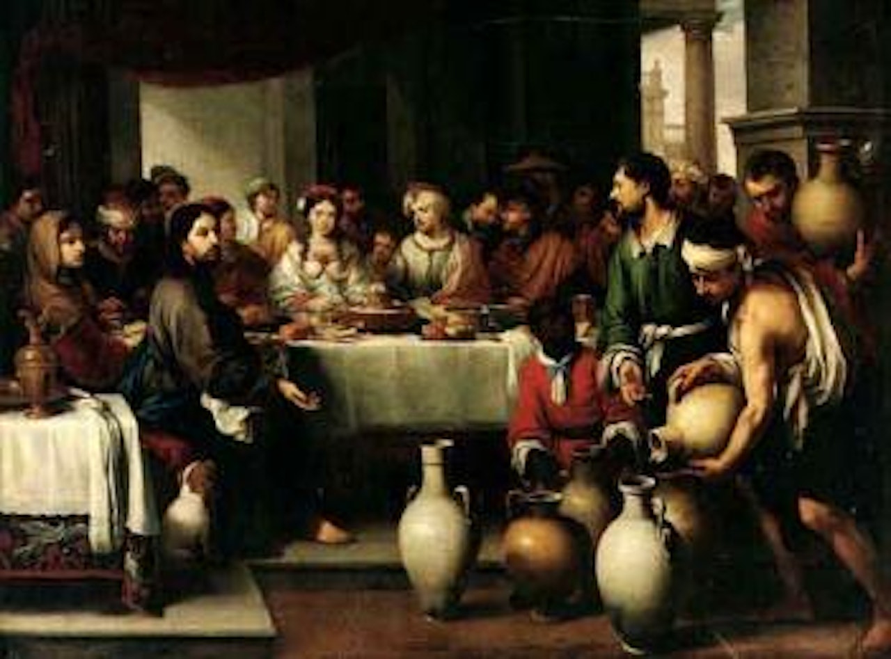 Marriage feast at Cana by Bartolomé Esteban Murillo