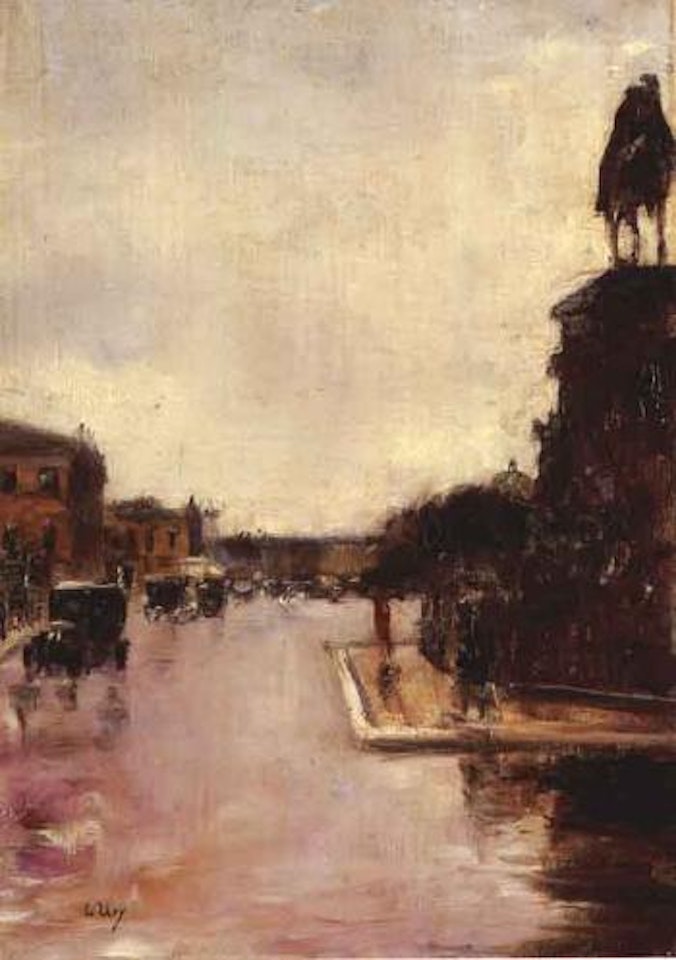 Unter den Linden by Lesser Ury