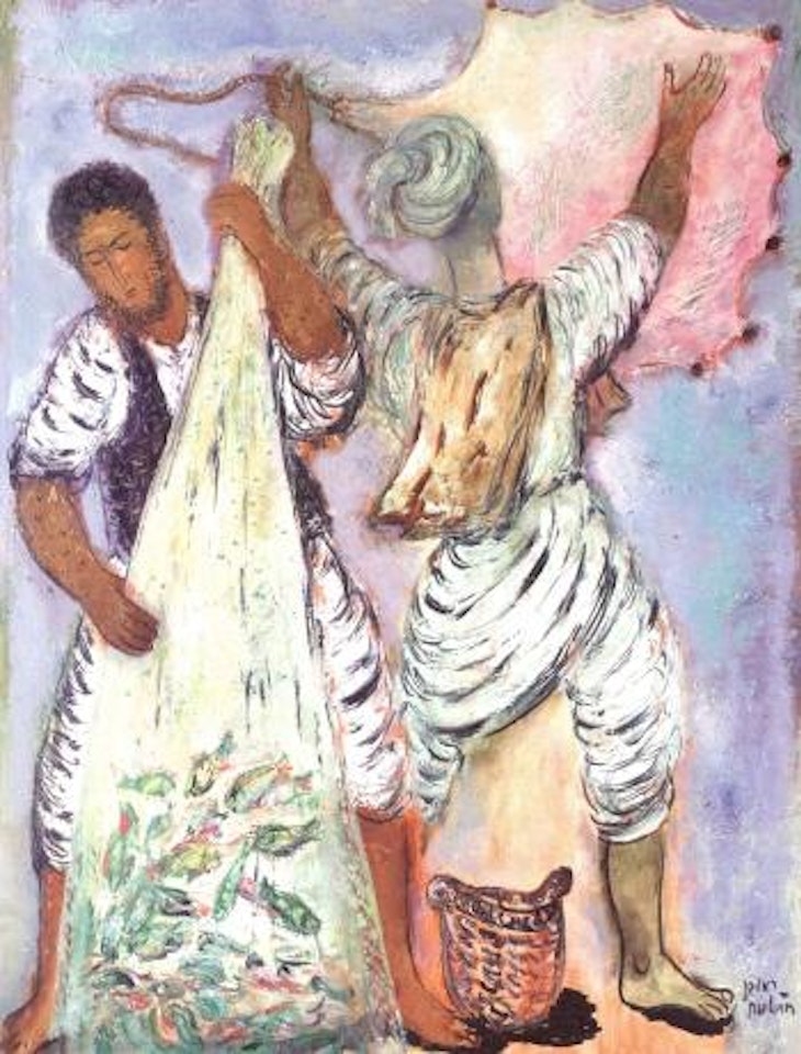 Galilean fishermen by Reuven Rubin