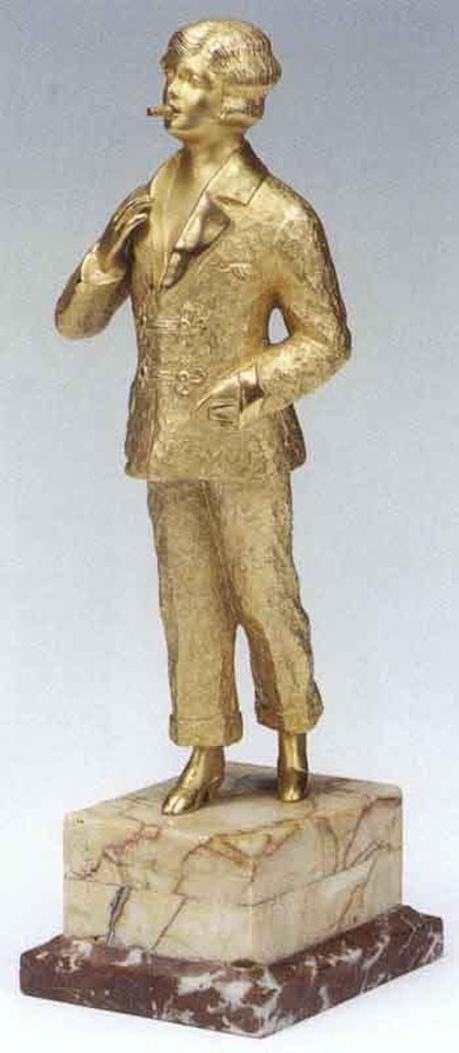 Figure of Georges Sand by Ferdinand Preiss