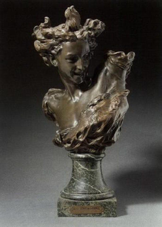 Bust of Genie de la danse by Jean-Baptiste Carpeaux