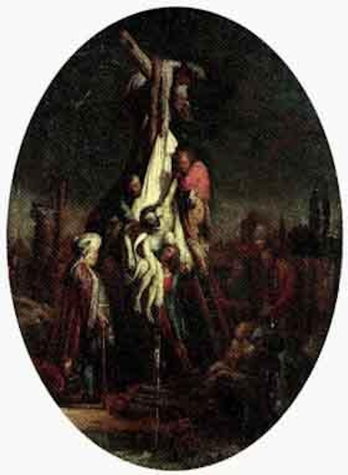 Descent from Cross by Attributed to Rembrandt Harmensz van Rijn