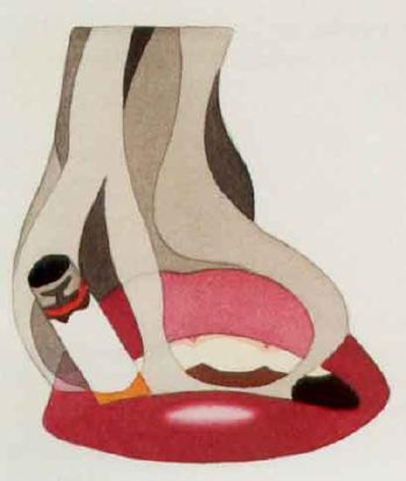 Embossed smoker by Tom Wesselmann