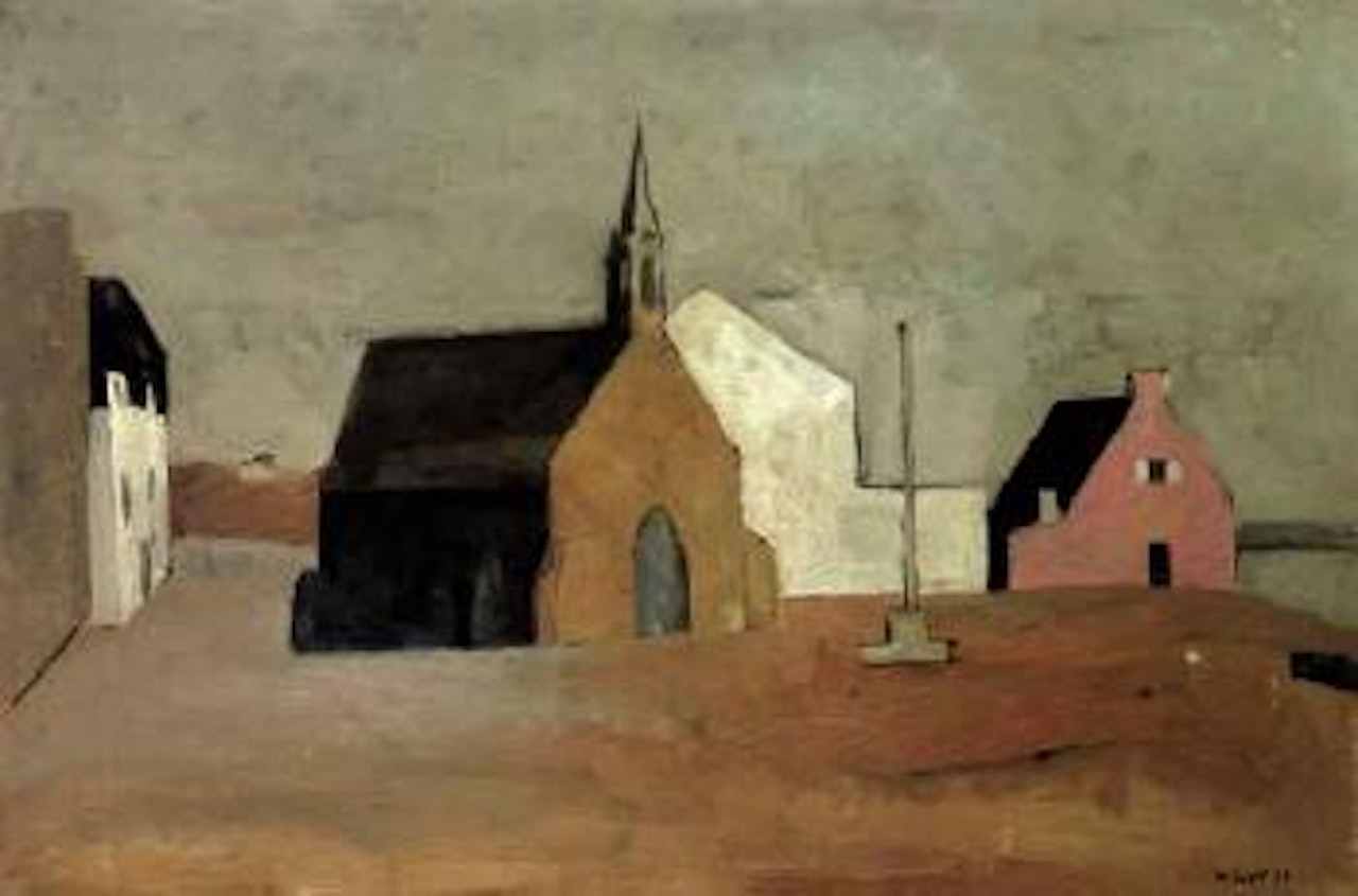 Breton church by William Scott