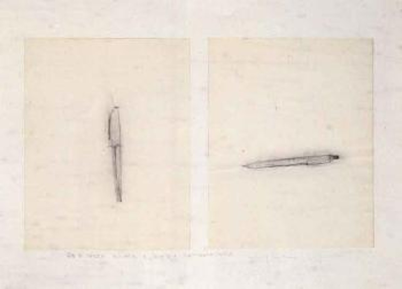 With and without by Alighiero Boetti